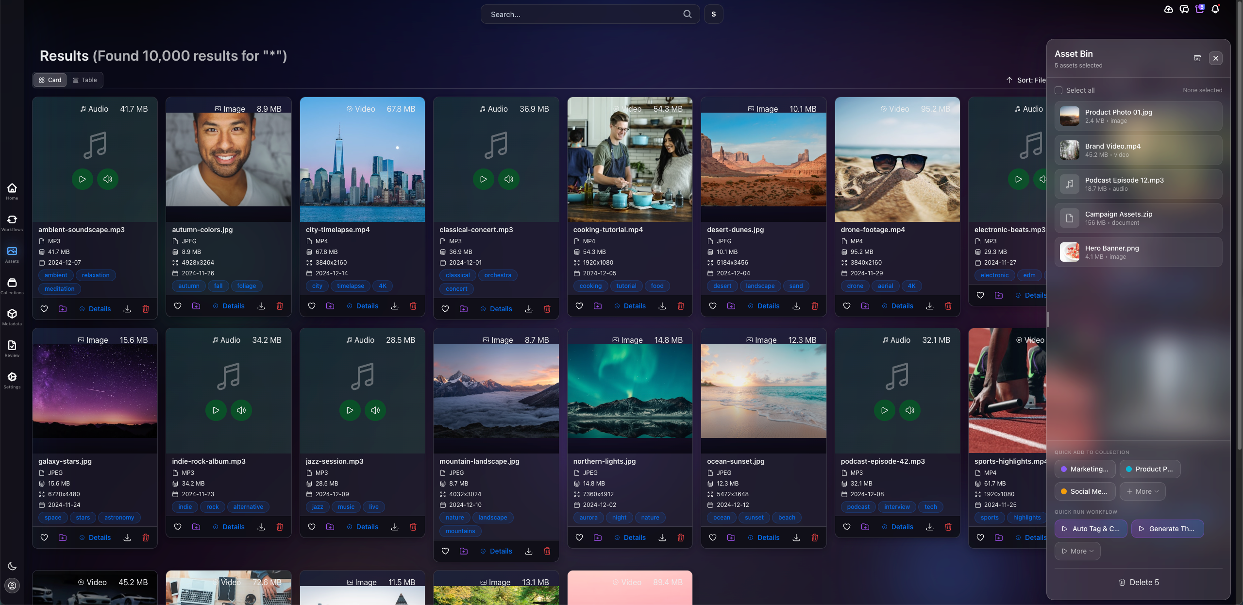 Flo discover interface showing AI-powered search